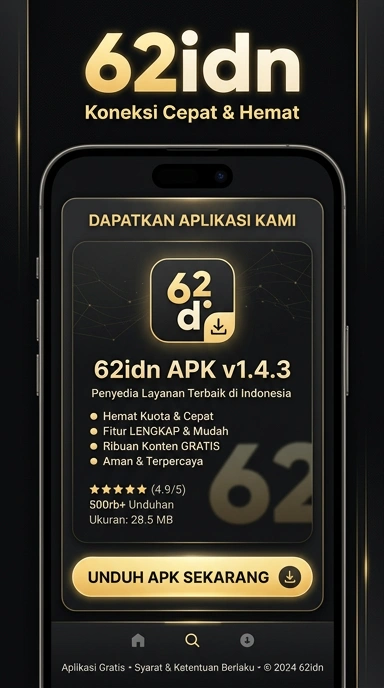 Tampilan halaman APK 62idn