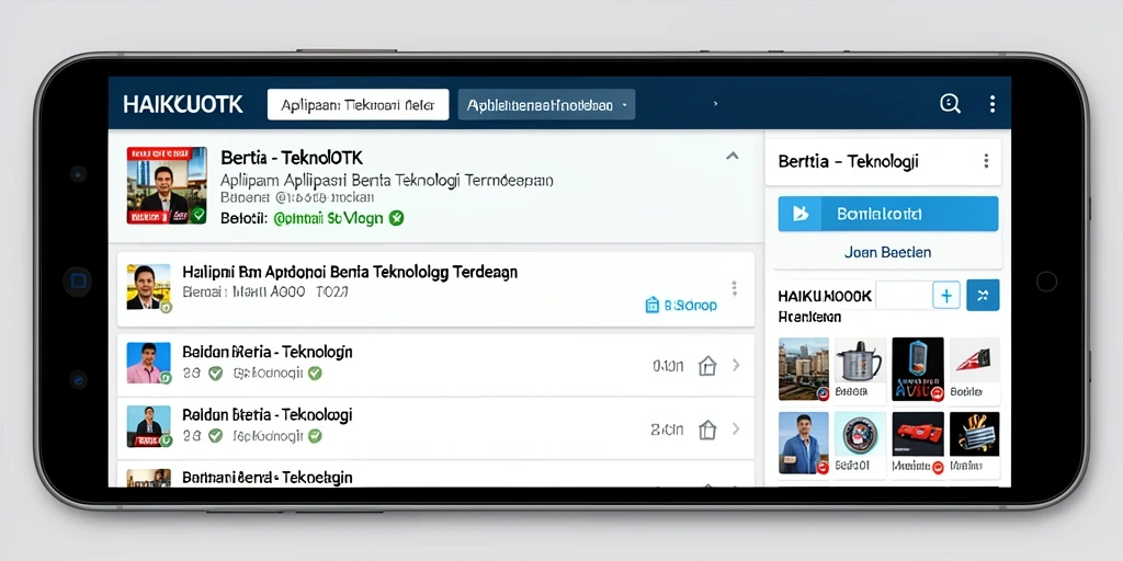 Tampilan antarmuka HAIKUOTK yang modern dan user-friendly.